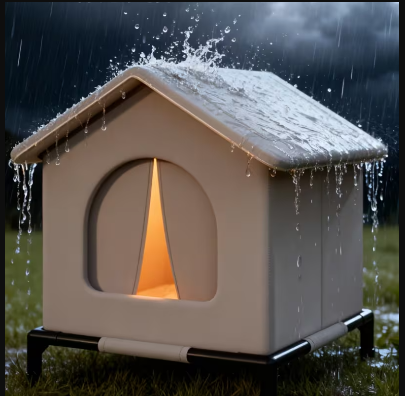 Maison Extérieure Chauffée pour Chats – Abri d’Hiver Confortable Toute l’Année 🐾