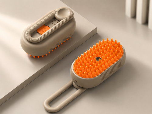 Brosse de Toilettage Auto-Nettoyante pour Chats &amp; Chiens 🐱🐶